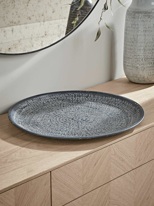 Hammered Metal Tray