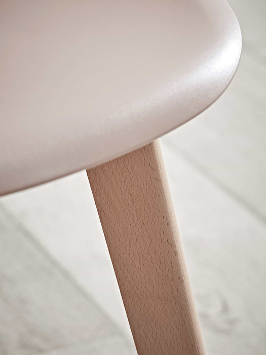 Two Hudson Dining Chairs - Blush