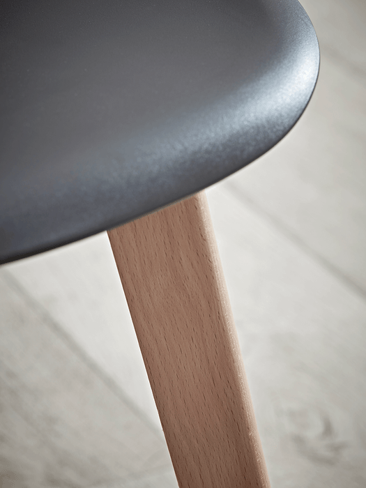 Two Hudson Dining Chairs - Grey