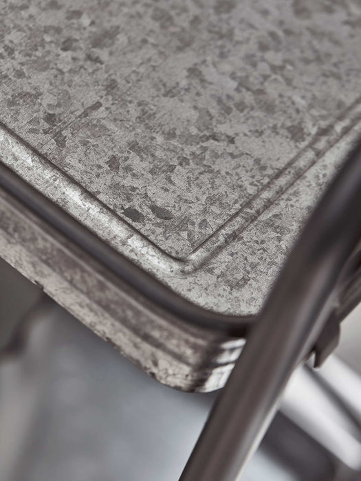 Industrial Zinc Console Table