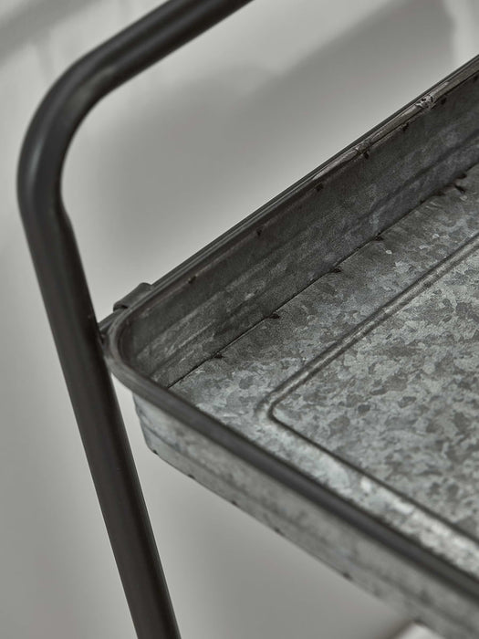 Industrial Zinc Console Table