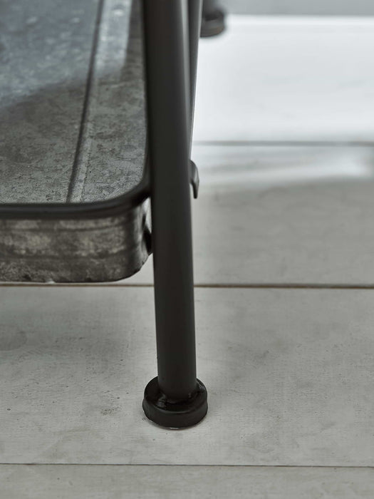 Industrial Zinc Console Table