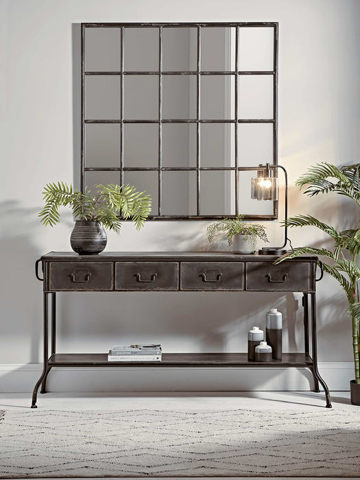 Iron Window Mirror