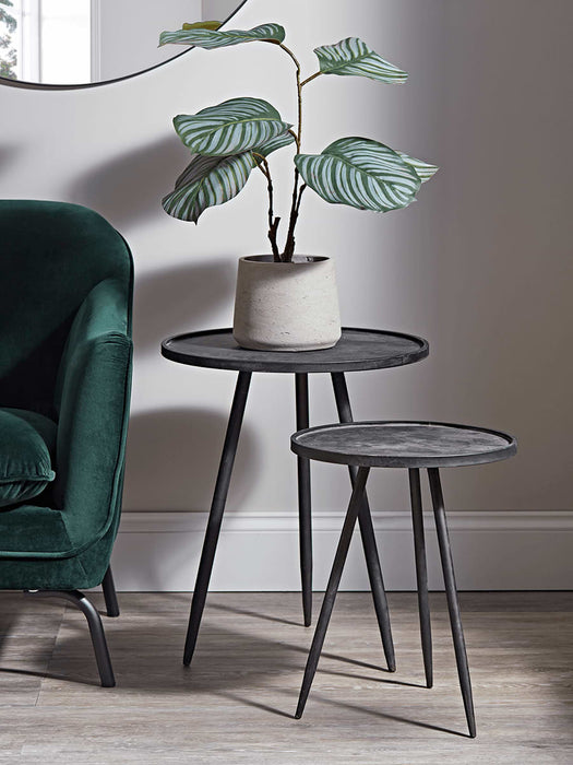 Black Iron Side Table - Small