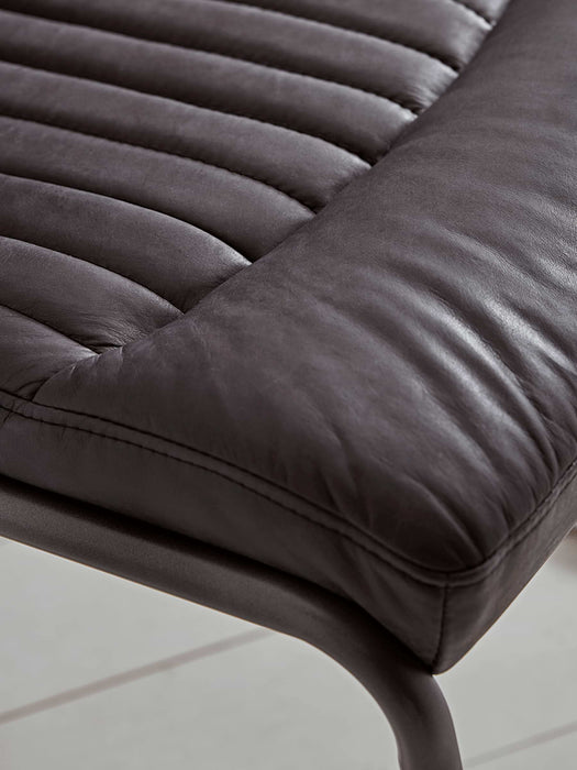 Ford Leather Dining Chair - Carbon