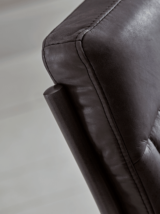 Ford Leather Dining Chair - Carbon