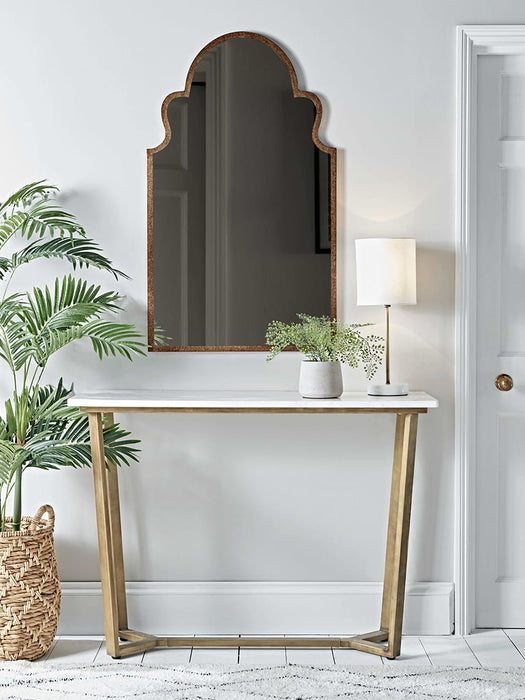 Marble & Brass Console Table