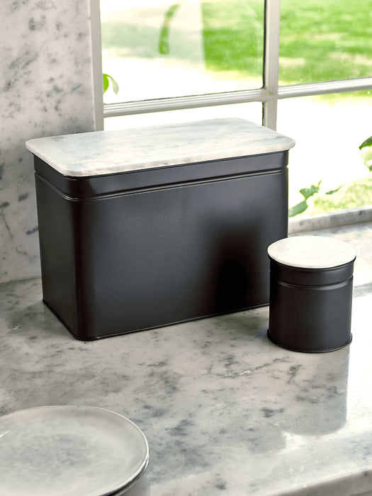 Marble Topped Bread Bin