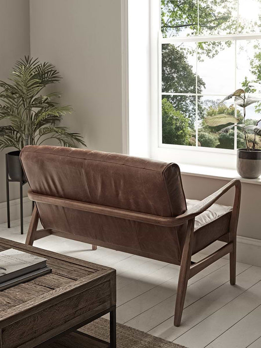 Mid Century Sofa - Leather