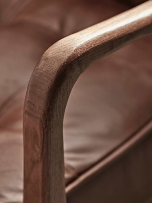 Mid Century Sofa - Leather