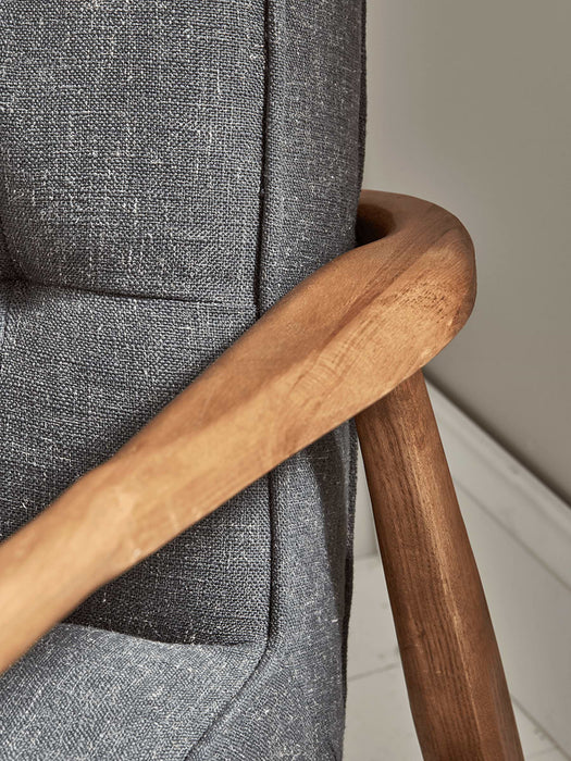 Mid Century Armchair - Linen