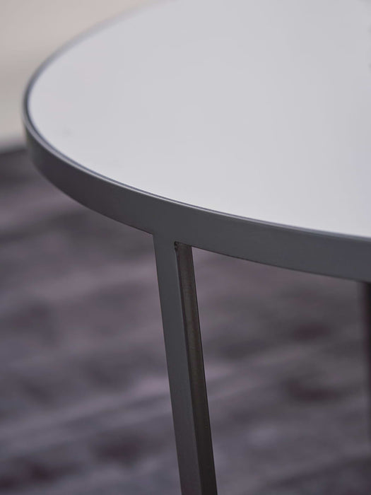 Round Mirrored Coffee Table