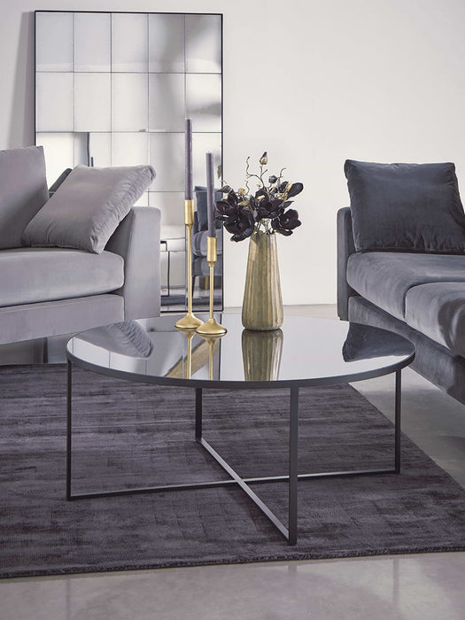 Round Mirrored Coffee Table
