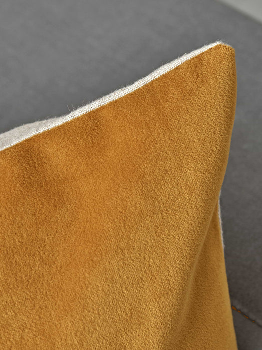 Mustard Velvet Cushion