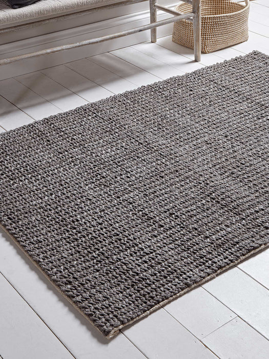Nordic Rug - Grey Basketweave