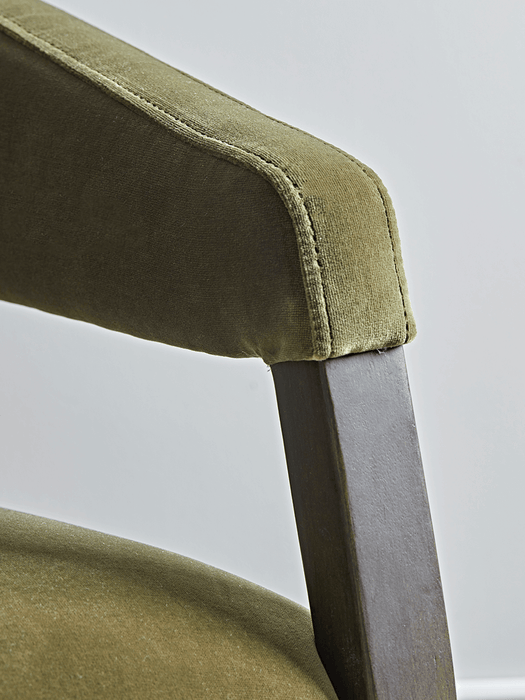 Olive Velvet Occasional Chair