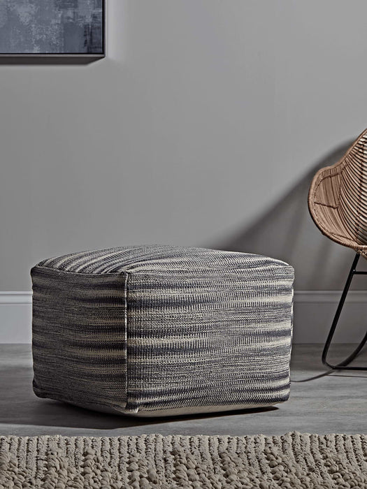 Grey Ombre Pouffe