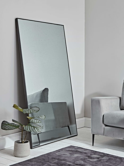 Oversized Antiqued Floor Mirror