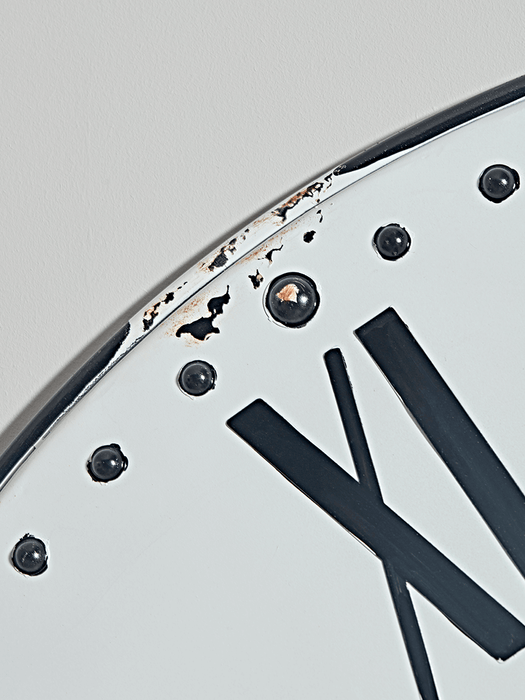 Oversized French Style Enamel Clock