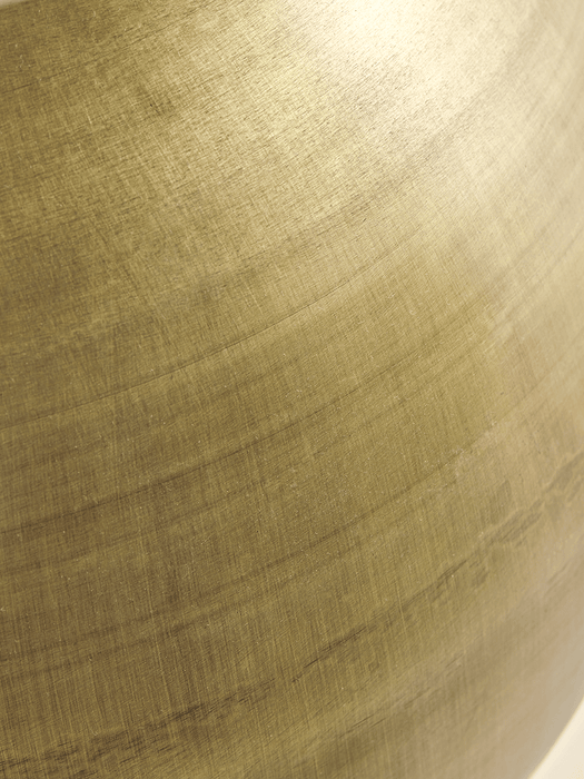 Oversized Brass & Blush Ball Table Lamp