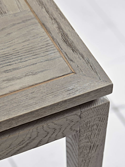 Oak Parquet Style Side Table