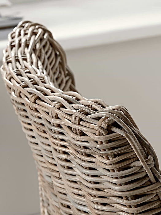 Round Rattan Counter Stool