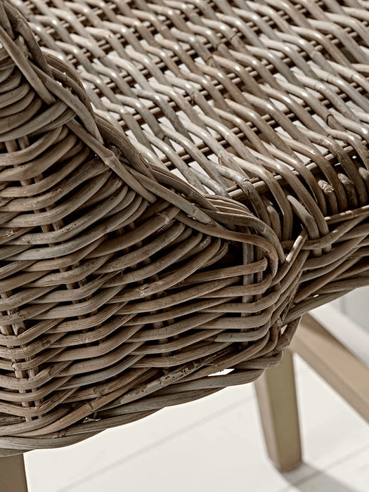 Round Rattan Counter Stool
