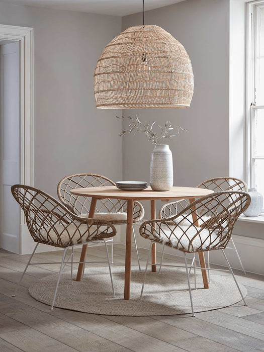 Round Oak Dining Table