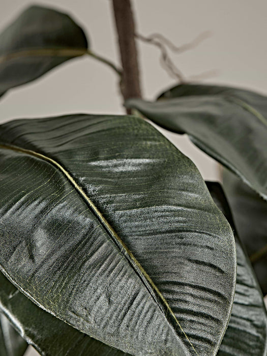 Faux Potted Rubber Plant