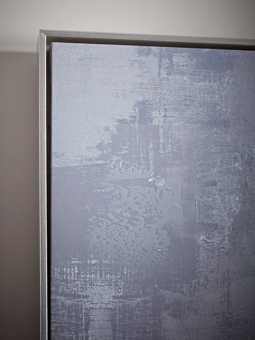 Abstract Skyline Framed Canvas