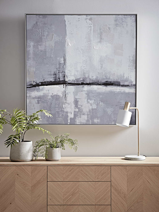 Abstract Skyline Framed Canvas