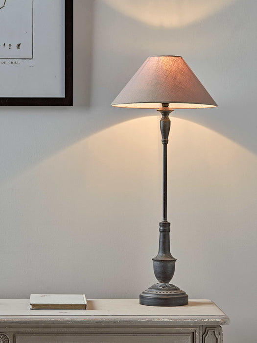 Slim Metal Bedside Lamp