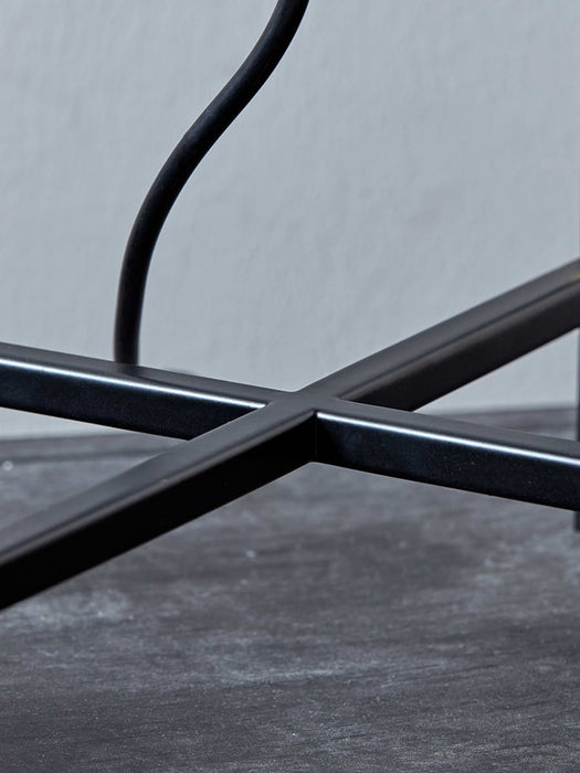 Smoked Glass Standing Lamp