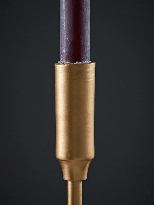 Brushed Gold Candlestick - Medium