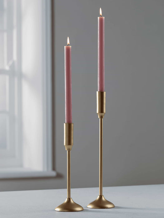 Brushed Gold Candlestick - Large