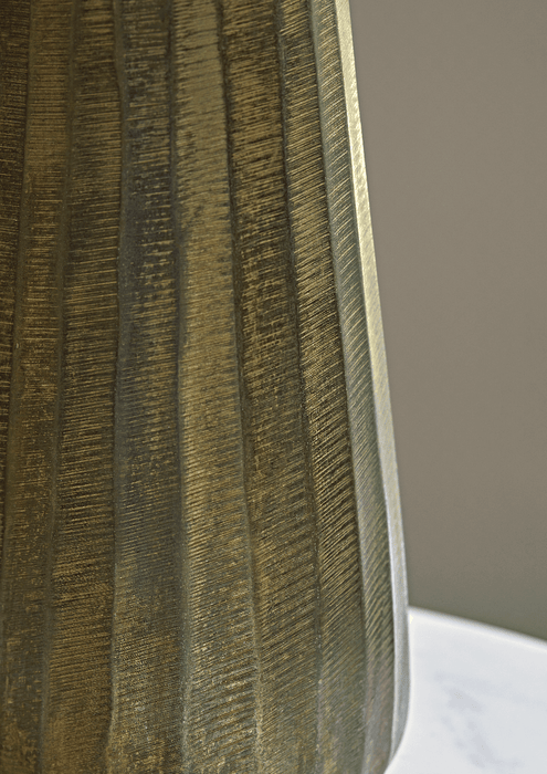 Tapered Brass Vase