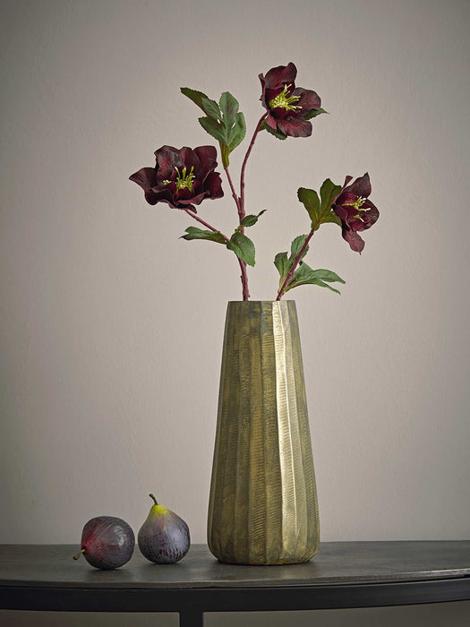 Tapered Brass Vase