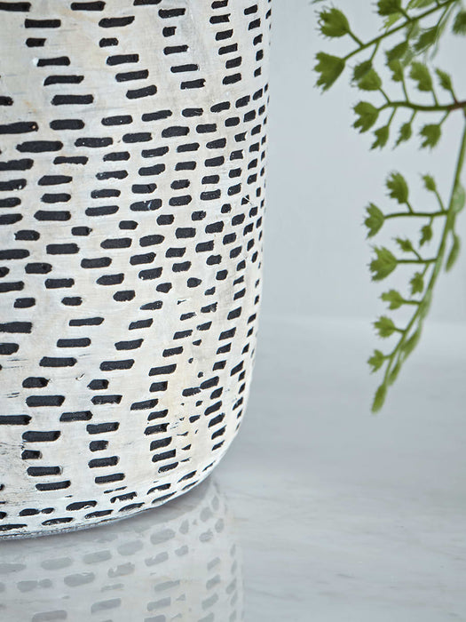 Textured Chevron Lamp