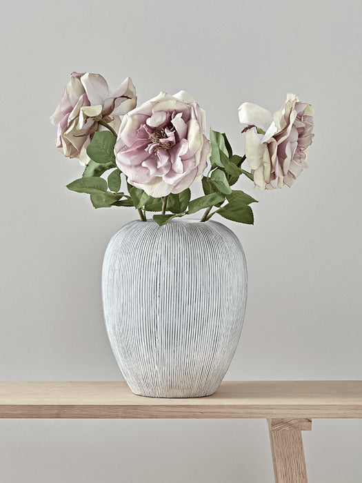 Three Faux Rose Stems
