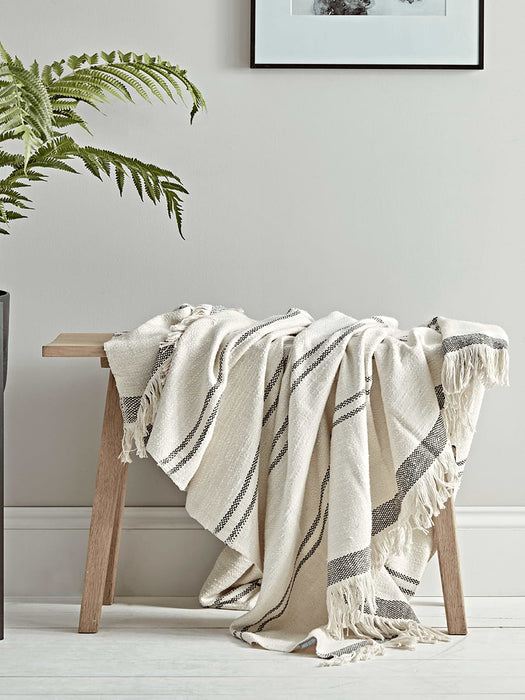 Woven Fringed Throw