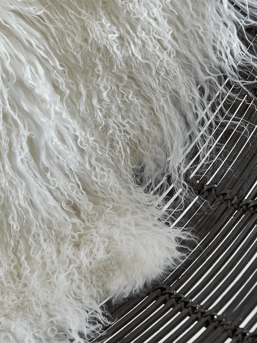 Tibetan Curly Sheepskin - Ivory