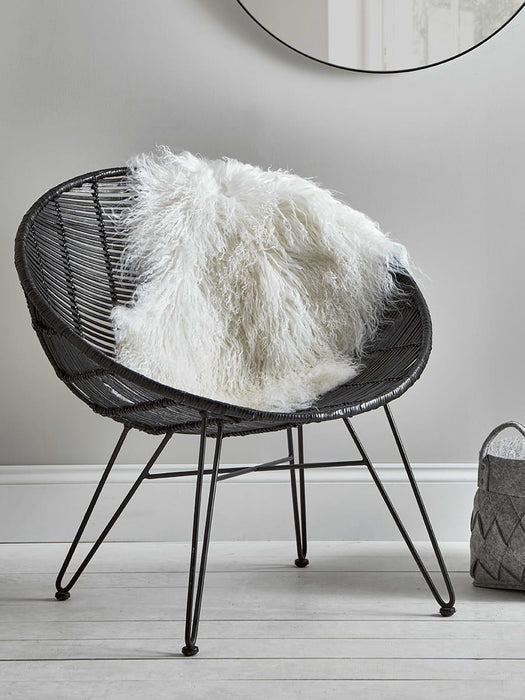 Tibetan Curly Sheepskin - Ivory