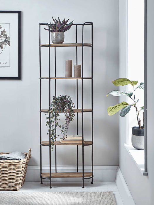 Tall Wooden Shelf Unit