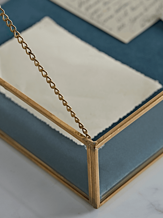 Velvet & Glass Display Box