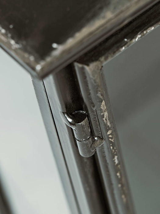 Black Iron Wall Cabinet