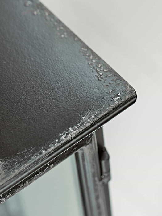 Black Iron Wall Cabinet