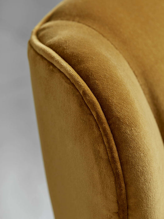 Westbury Chair - Gold Cotton Velvet