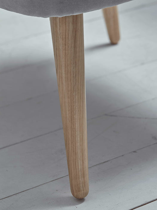 Westbury Chair - Swedish Grey Cotton Velvet