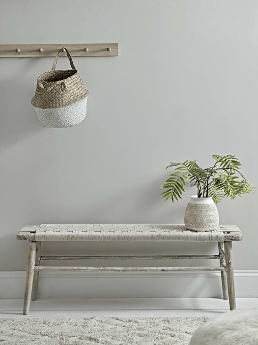Woven Rope Bench