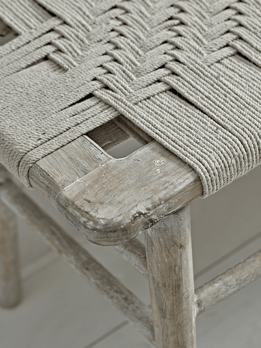 Woven Rope Bench